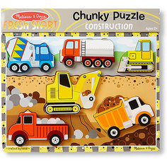 Рамка-вкладыш Melissa & Doug "Мои первые пазлы", На стройке
