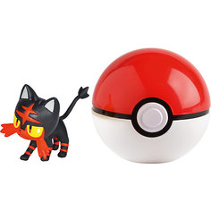 Игровой набор Росмэн Pokemon Покебол и Литтен