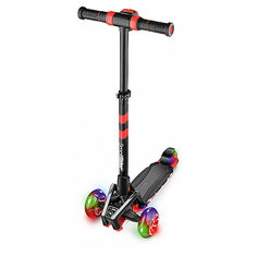 Трехколесный самокат Small Rider Premium Pro 2 со светящимися колесами, красный