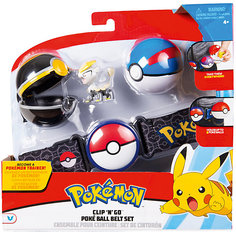 Игровой набор Росмэн Pokemon Пояс для Поке-тренеров, чёрный