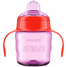 Чашка-поильник, 200 мл, 6 мес+, Philips Avent, фиолетовая