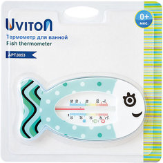 Термометр для воды Uviton Китёнок, мятный