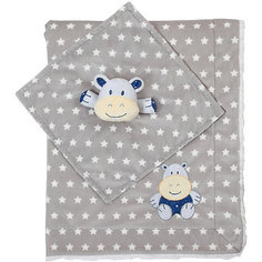 Детский плед BabyOno Minky 100х75 см, серый