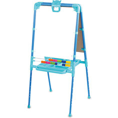 Мольберт двусторонний НИКА, голубой Nika Kids
