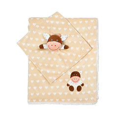 Детский плед BabyOno Minky 100х75см, бежевый