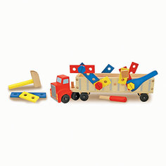 Конструктор в прицепе Melissa & Doug "Классические игрушки"