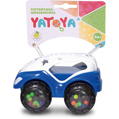 Машинка-неразбивайка ЯиГрушка Yatoya, бело-синяя