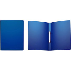 Папка на 2 кольцах пластиковая ErichKrause Classic, 24 мм, A4, синий