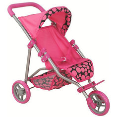 Коляска для кукол Buggy Boom Nadin, розовая
