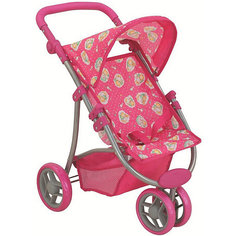 Коляска для кукол Buggy Boom Nadin, розовая