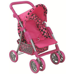 Коляска для кукол Buggy Boom Skyna, розовая