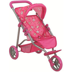Коляска для кукол Buggy Boom Nadin, розовая