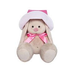 Мягкая игрушка Budi Basa Зайка Ми в розовой панамке и с бантиком, 23 см
