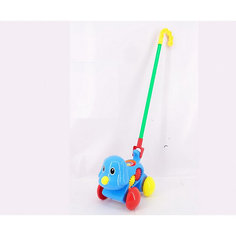 Каталка Junfa Toys "Собачка", с ручкой