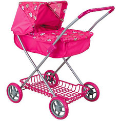 Коляска для кукол Buggy Boom Mixy, розовая