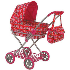 Коляска для кукол Buggy Boom Mixy, красная