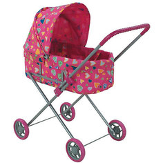 Коляска для кукол Buggy Boom Mixy, розовая