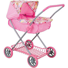 Коляска для кукол Buggy Boom Mixy, светло-розовая