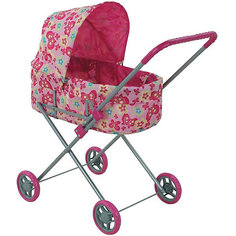 Коляска для кукол Buggy Boom Mixy, розовая