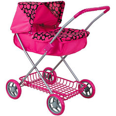 Коляска для кукол Buggy Boom Mixy, розовая