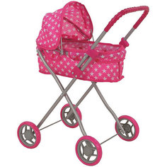 Коляска для кукол Buggy Boom Микси, розовая