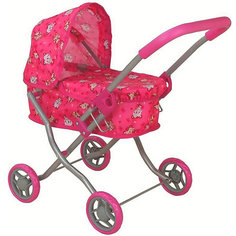 Коляска для кукол Buggy Boom Mixy, розовая