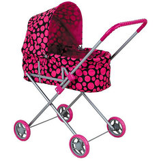 Коляска для кукол Buggy Boom Mixy, розовая