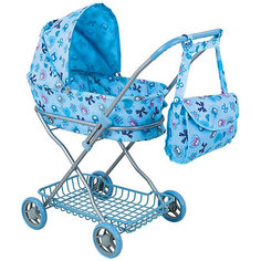 Коляска для кукол Buggy Boom Mixy, голубая