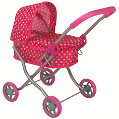 Коляска для кукол Buggy Boom Mixy, розовая