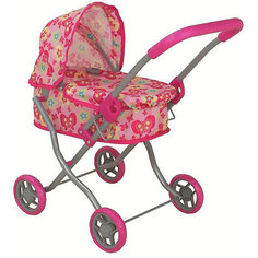 Коляска для кукол Buggy Boom Mixy, розовая