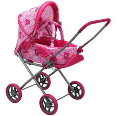 Коляска-трансформер для кукол Buggy Boom Mixy, розовая