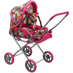 Коляска-трансформер для кукол Buggy Boom Mixy, розовая