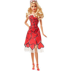 Коллекционная кукла Barbie в красном платье Mattel