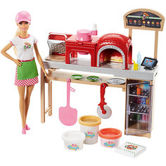 Игровой набор Barbie Шеф-повар пиццерии Mattel