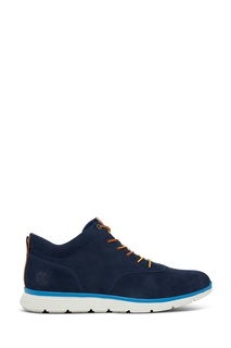 Синие ботинки на шнуровке Timberland