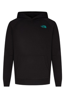 Черное худи с глиттерным логотипом The North Face