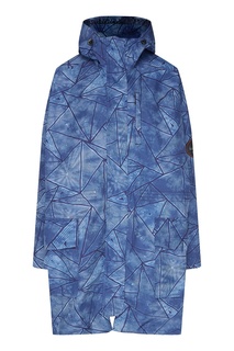 Синяя куртка с принтом Napapijri
