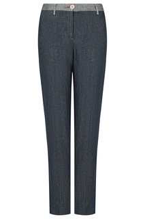 Брюки с контрастным поясом Emporio Armani