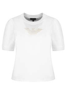 Футболка с рукавами-фонариками Emporio Armani