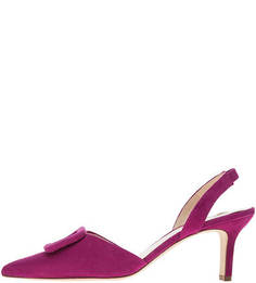 Замшевые босоножки на кожаной подошве Högl