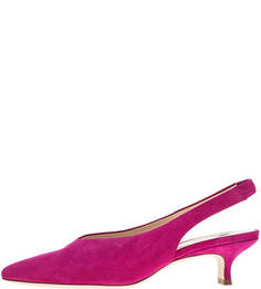 Туфли из натуральной замши цвета фуксии Högl