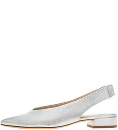 Кожаные туфли серебристого цвета Högl