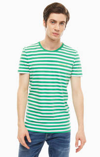 Хлопковая футболка в полоску Mavi