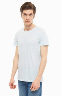 Однотонная хлопковая футболка с короткими рукавами Mavi
