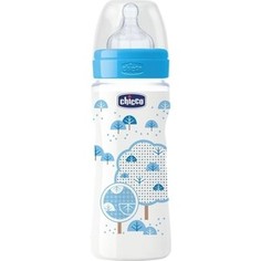 Бутылочка Chicco Well-Being Boy 4 месяцев+, 330 мл, 310205116