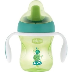 Поильник Chicco Training Cup (полужесткий носик), 1 шт , 6 мес+, 200 мл, красный, 340624119