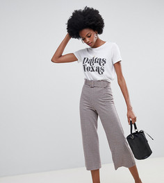 Кюлоты в клетку с ремнем Miss Selfridge - Мульти