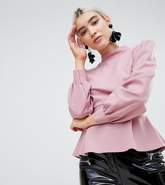 Блузка с открытой спиной PrettyLittleThing - Кремовый