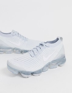 Белые кроссовки Nike Running vapormax flyknit - Белый
