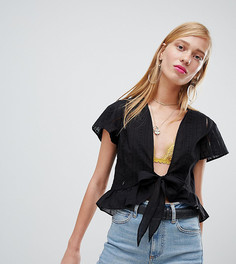 Топ с завязкой New Look - Черный